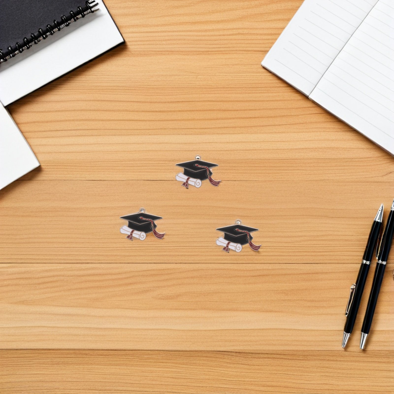 50Pcs Graduation Cap Charms Al - огляд і ціна Jewelry Making Diploma