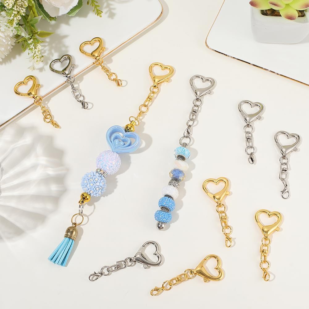 5/15/30Pcs Heart Shaped Swivel - огляд і ціна Jewelry Making Hardware
