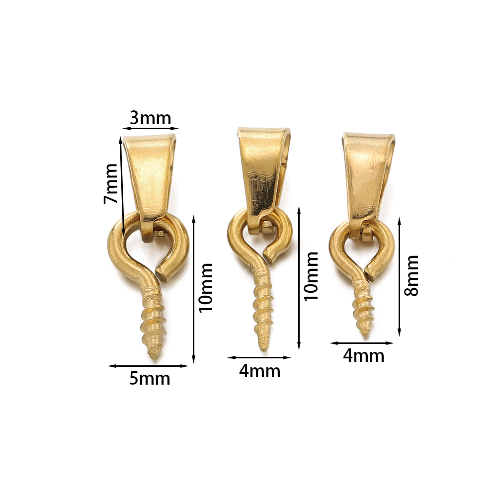 20pcs Stainless Steel Screw Ey - огляд і ціна Jewelry Making Eye Pins