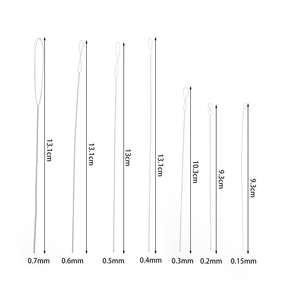 5pcs Beading Needles Big Eye B - огляд і ціна Jewelry Making Eye Pins