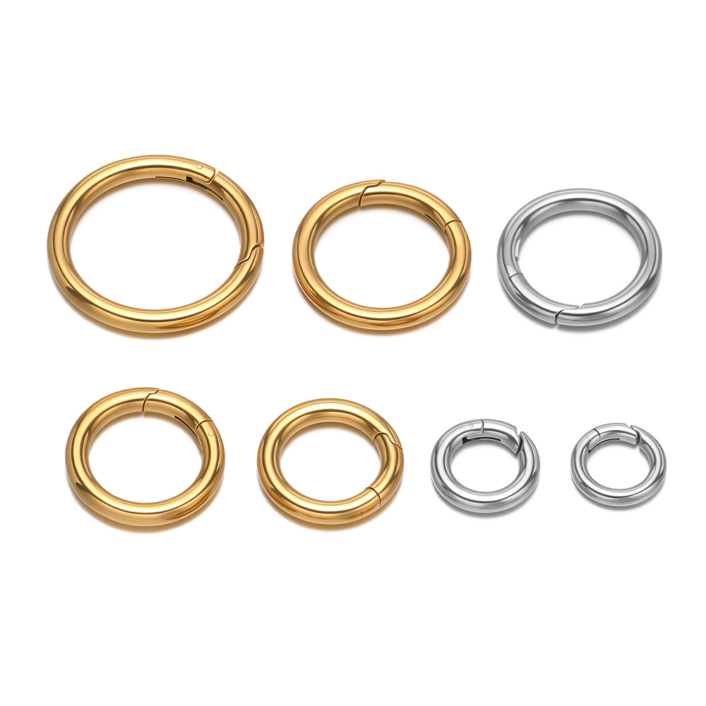 2Pcs/Lot Round Spring Clasps S - огляд і ціна Jewelry Making Hardware