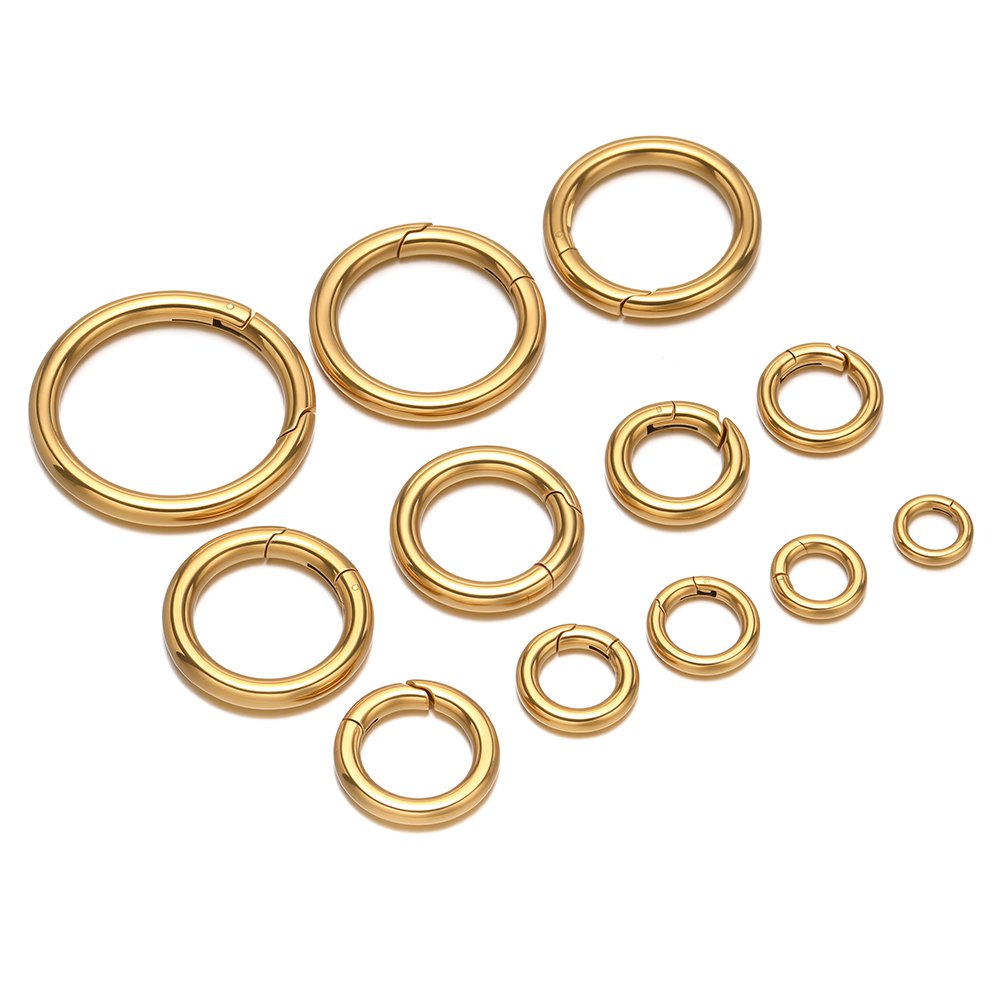 2Pcs/Lot Round Spring Clasps S - огляд і ціна Jewelry Making Hardware