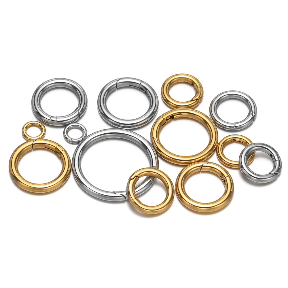 2Pcs/Lot Round Spring Clasps S - огляд і ціна Jewelry Making Hardware