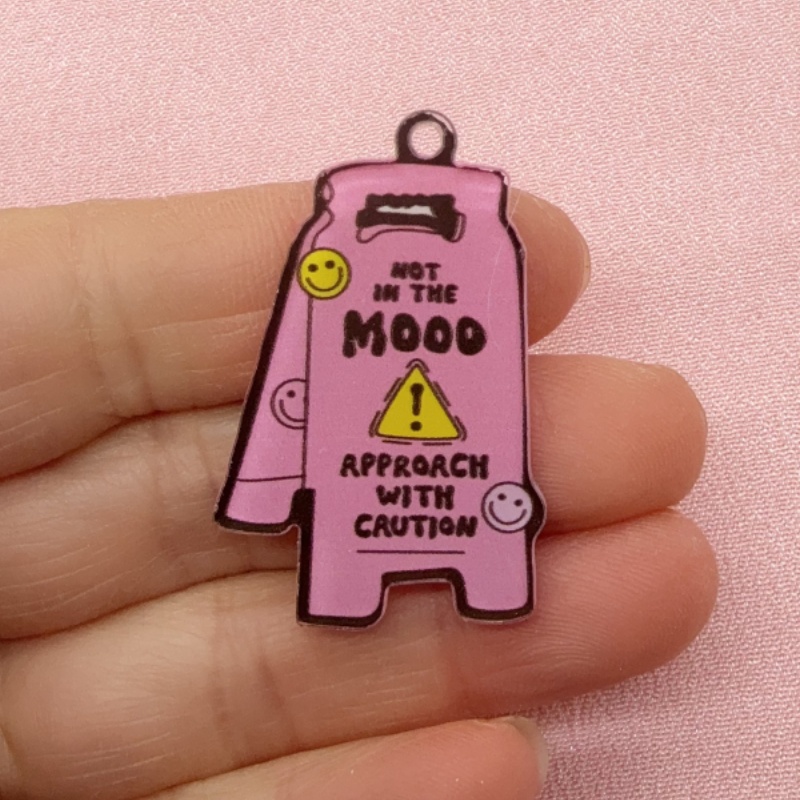 10pcs acrylic printing, please - огляд і ціна Jewelry Making Notes