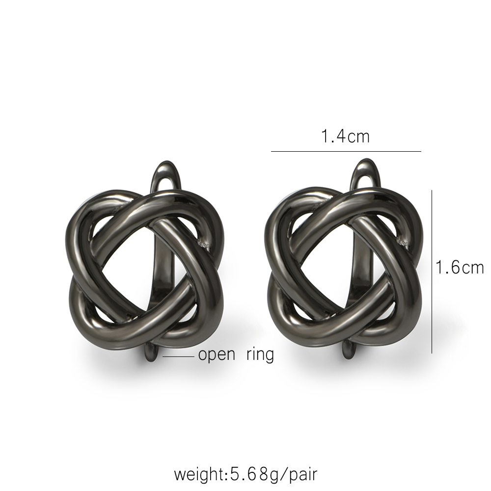 YANASI 1 Pair Gun Black  Brass - огляд і ціна Jewelry Making Hardware
