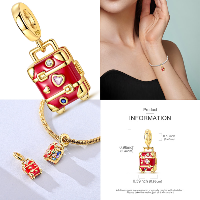 Travel Series Charms 925 Silve - огляд і ціна Jewelry Making Paris