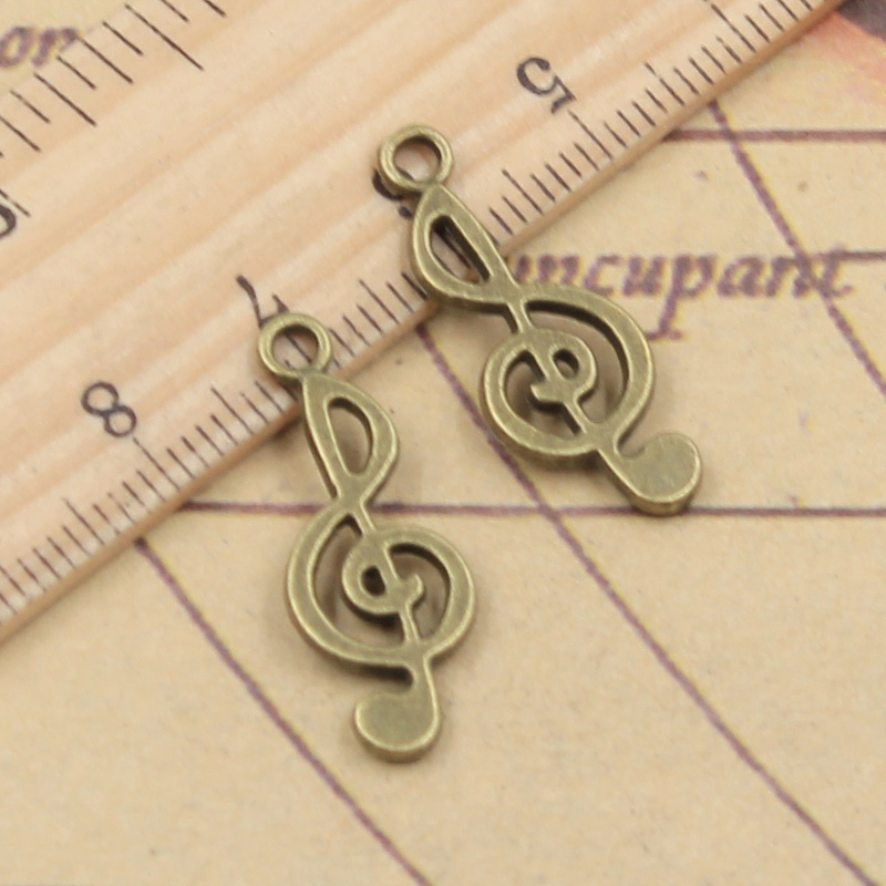 40pcs Charms Musical Note 26x1 - огляд і ціна Jewelry Making Notes