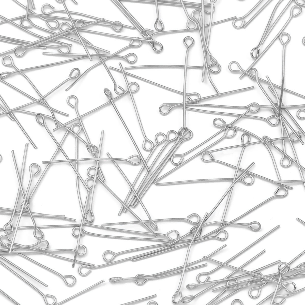 100Pcs/Lot Stainless Steel Eye - огляд і ціна Jewelry Making Eye Pins