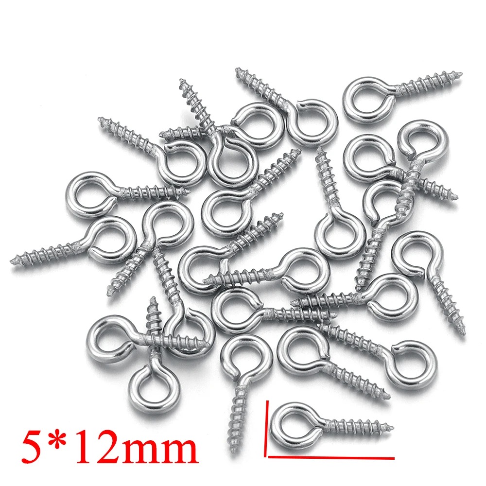 100pcs/lot Stainless Steel Min - огляд і ціна Jewelry Making Eye Pins