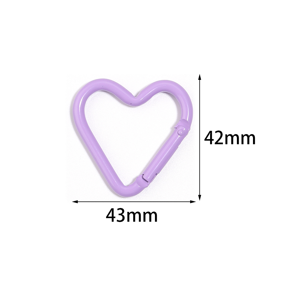 5pcs Colorful Heart-shaped Alu - огляд і ціна Jewelry Making Basics