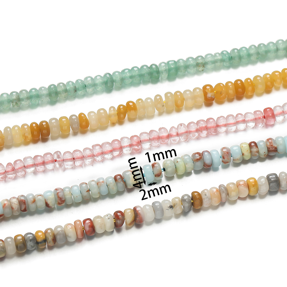 1 Strand Natural Stone Flat Ro - огляд і ціна Jewelry Making With Stones