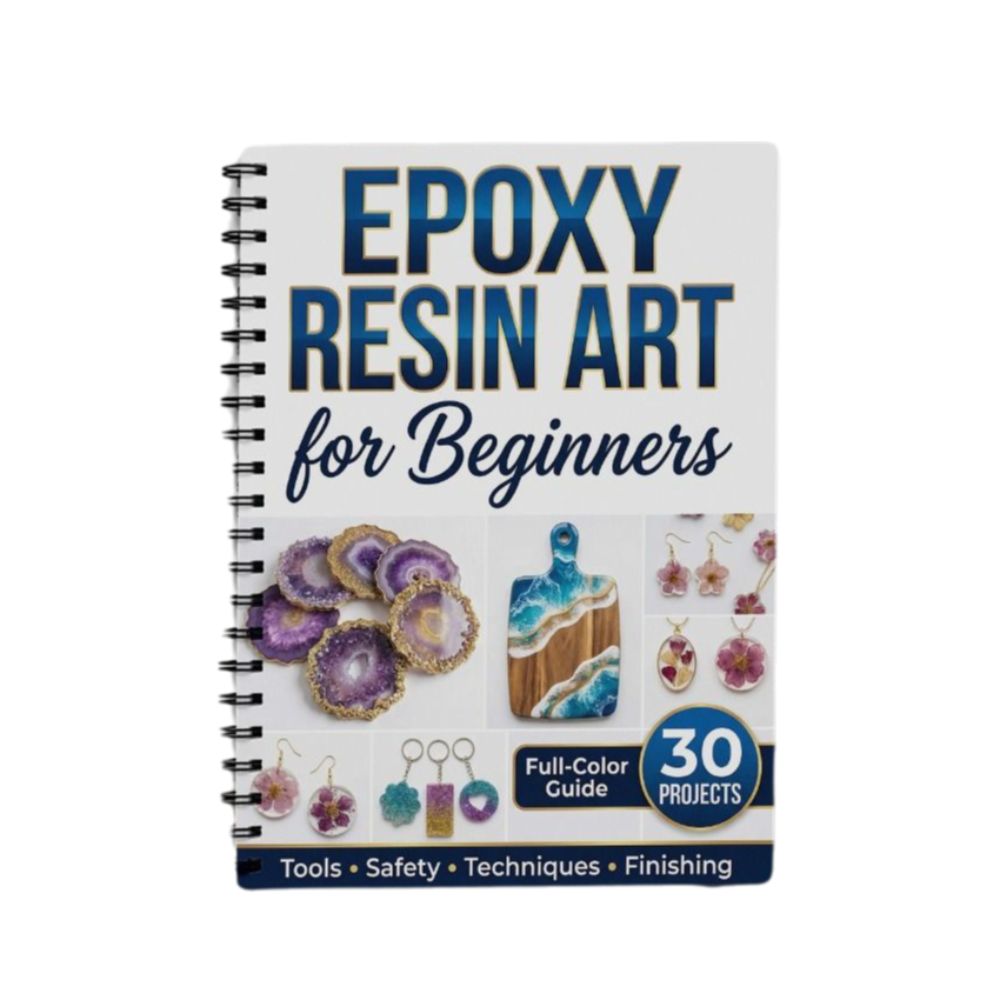 Step-by-Step Epoxy Resin Art H - огляд і ціна Jewelry Making For Beginners Book