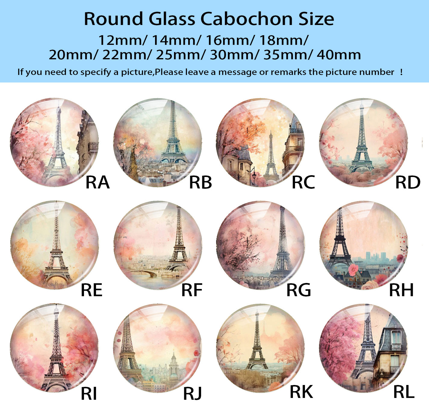 Random Mixed Round/Oval/Square - огляд і ціна Jewelry Making Paris