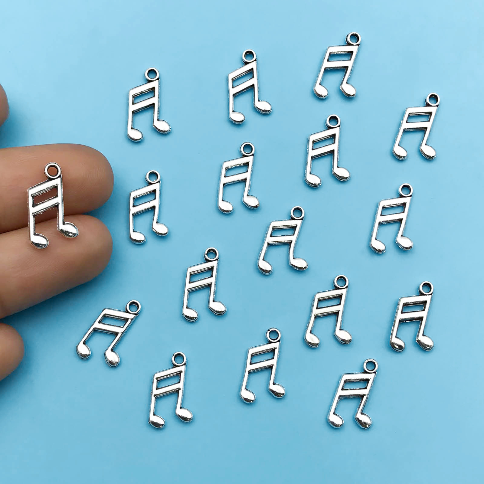 10/20Pcs Antique Silvery Music - огляд і ціна Jewelry Making Notes