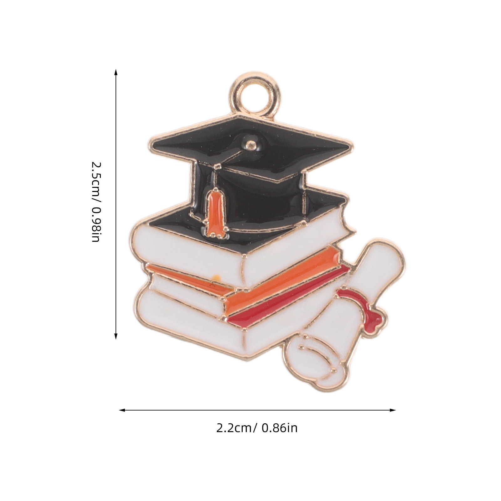 50Pcs Graduation Cap Charms Al - огляд і ціна Jewelry Making Diploma