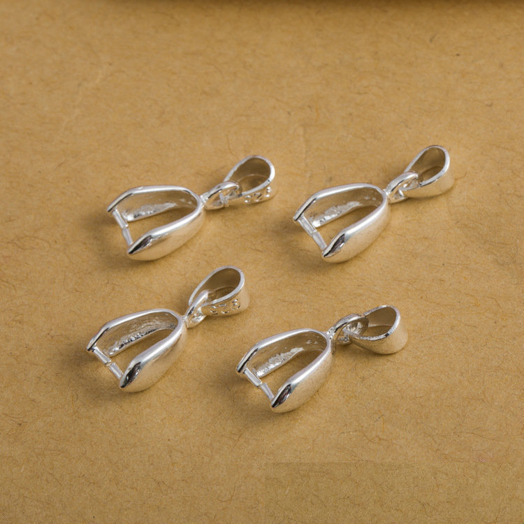 10Pcs 925 Stering Silver Plate - огляд і ціна Jewelry Making Hardware