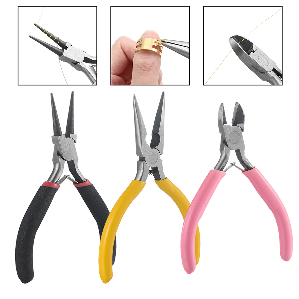 3pcs/Set 3 Styles Jewelry Plie - огляд і ціна Jewelry Making Pliers