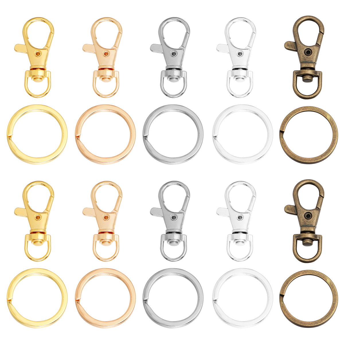 10Sets Alloy Swivel Lobster Cl - огляд і ціна Jewelry Making Basics