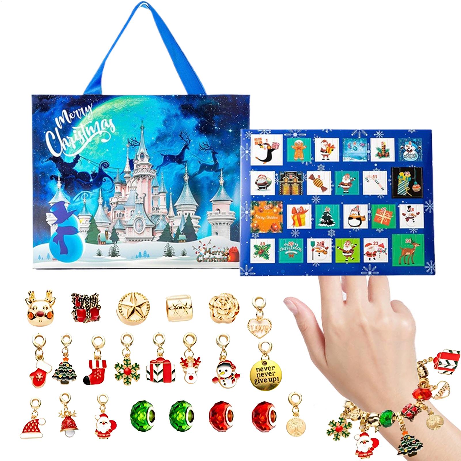 2025 Christmas Charm Bracelet  - огляд і ціна Jewelry Making Advent Calendar